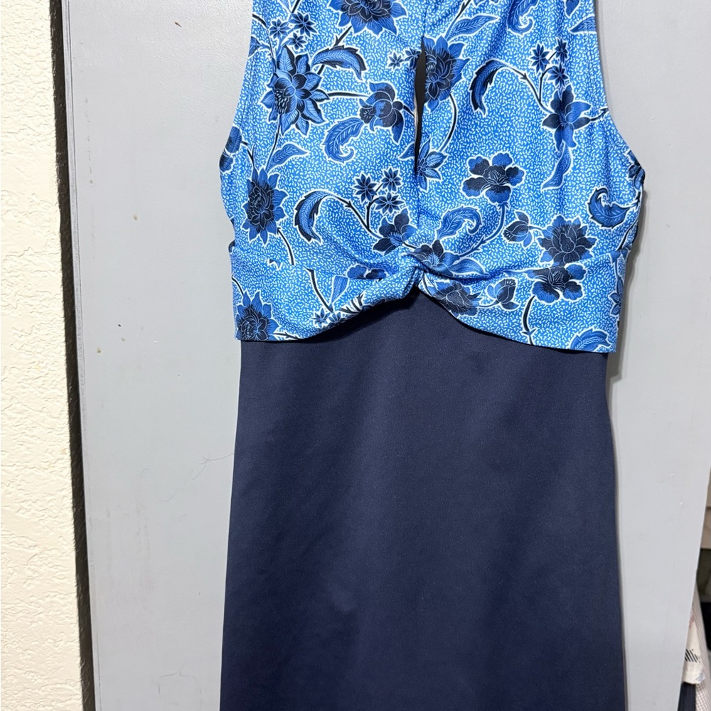 Dolfin Blue Floral Women's Swim Dress